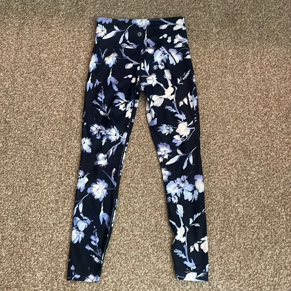 Athleta Floral Leggings